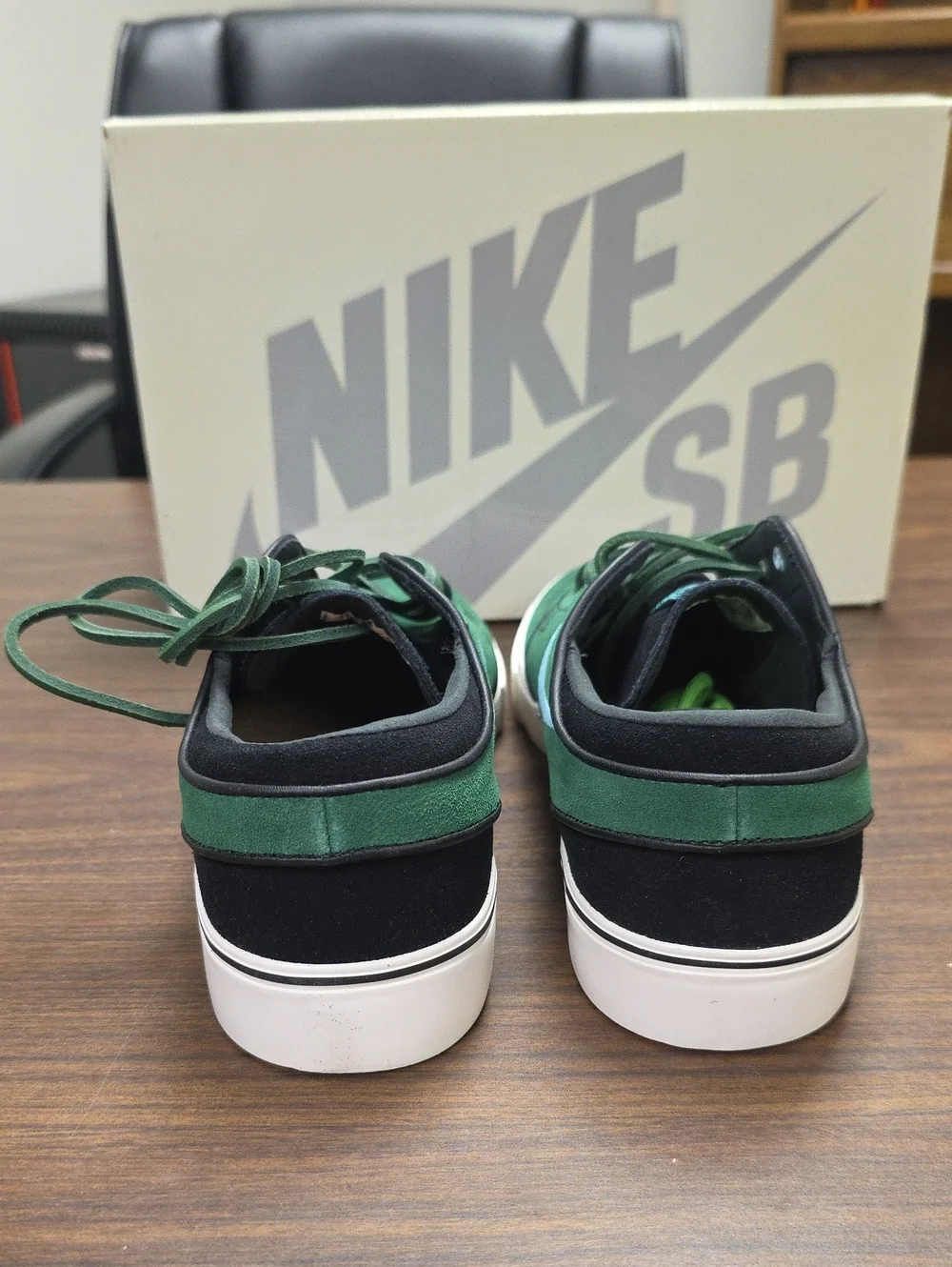 Nike SB Stefan Janoski OG+ Gorge Green Copa Blue DV5475-300 Men's 10 Skate Shoe